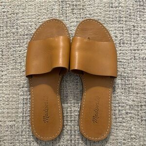 Madewell women’s boardwalk leather sandals size 6.5